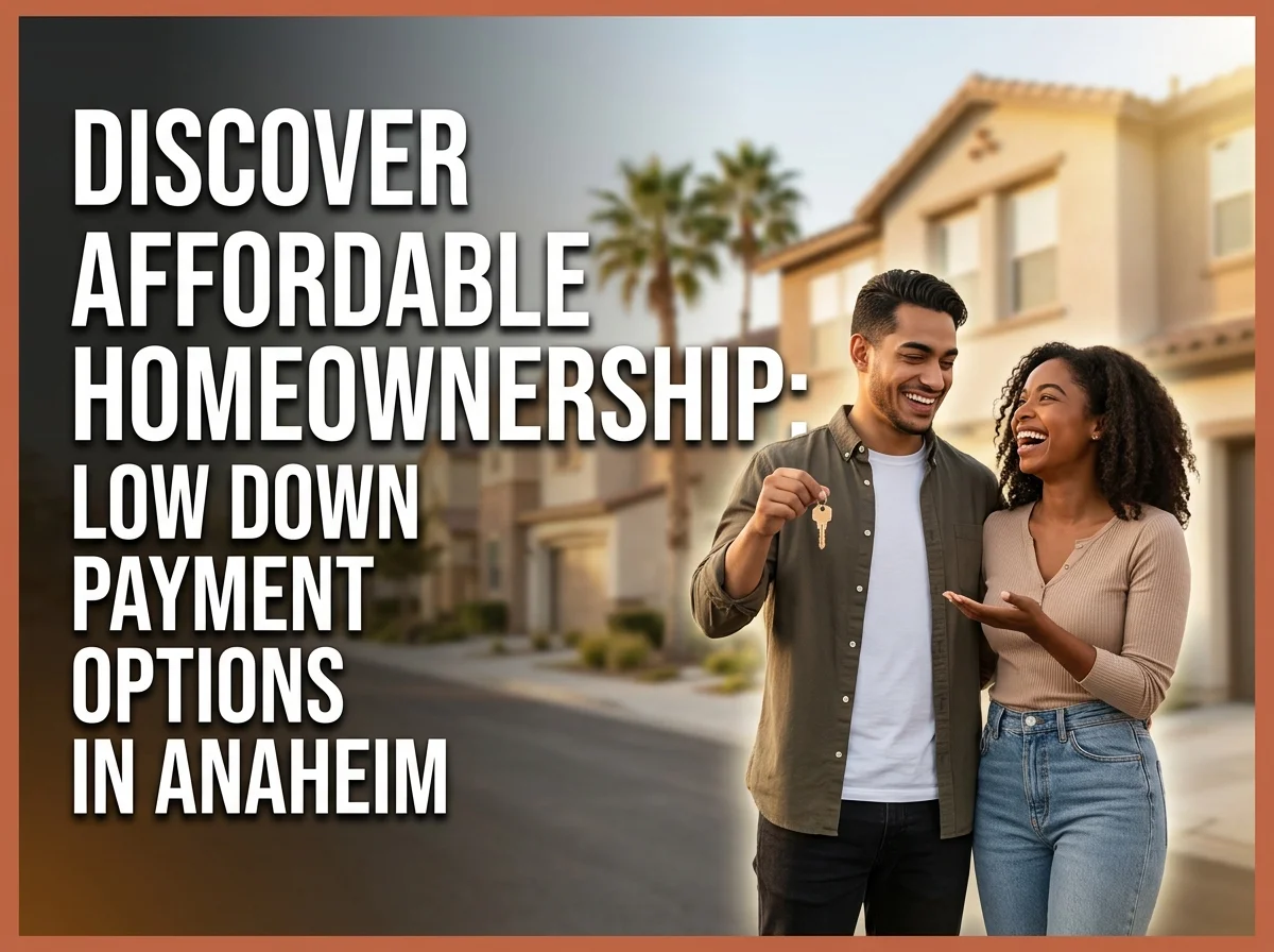 Discover Affordable Homeownership Low Down Payment Options in Anaheim
