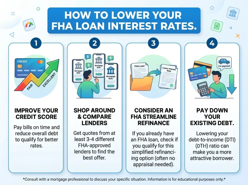 Lowering Your FHA Loan Interest Rates