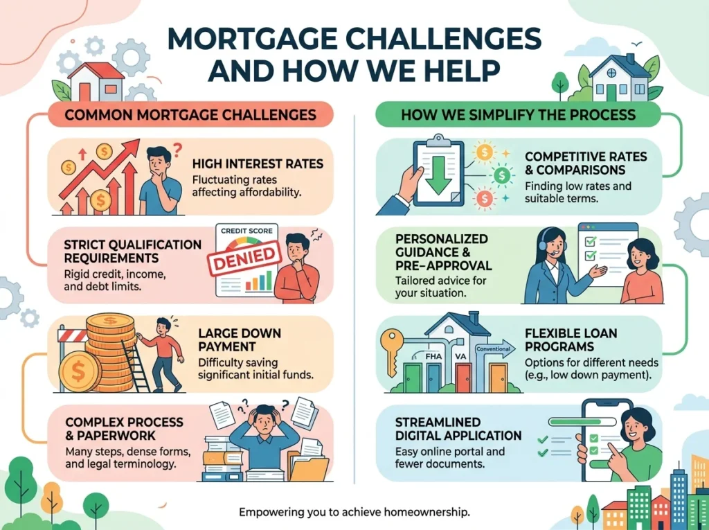 Mortgage Challenges and How We Help