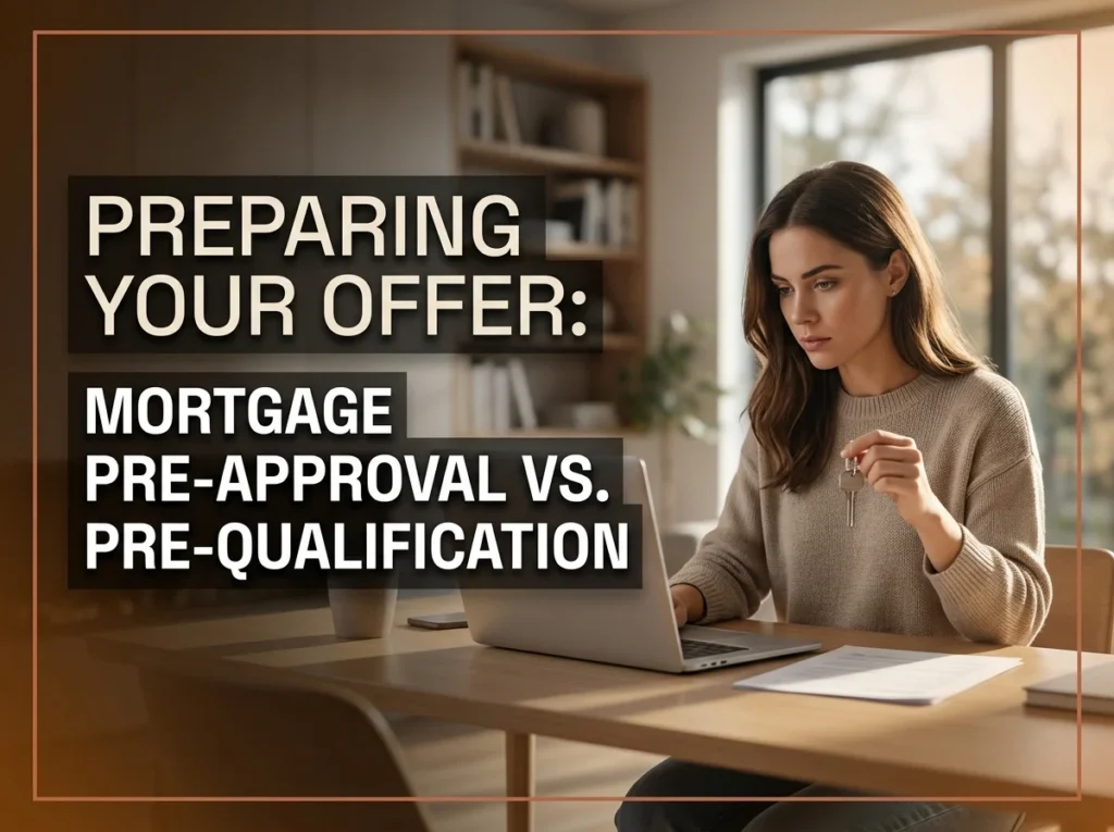 Preparing Your Offer Mortgage Pre-Approval vs. Pre-Qualification Low Down Payment