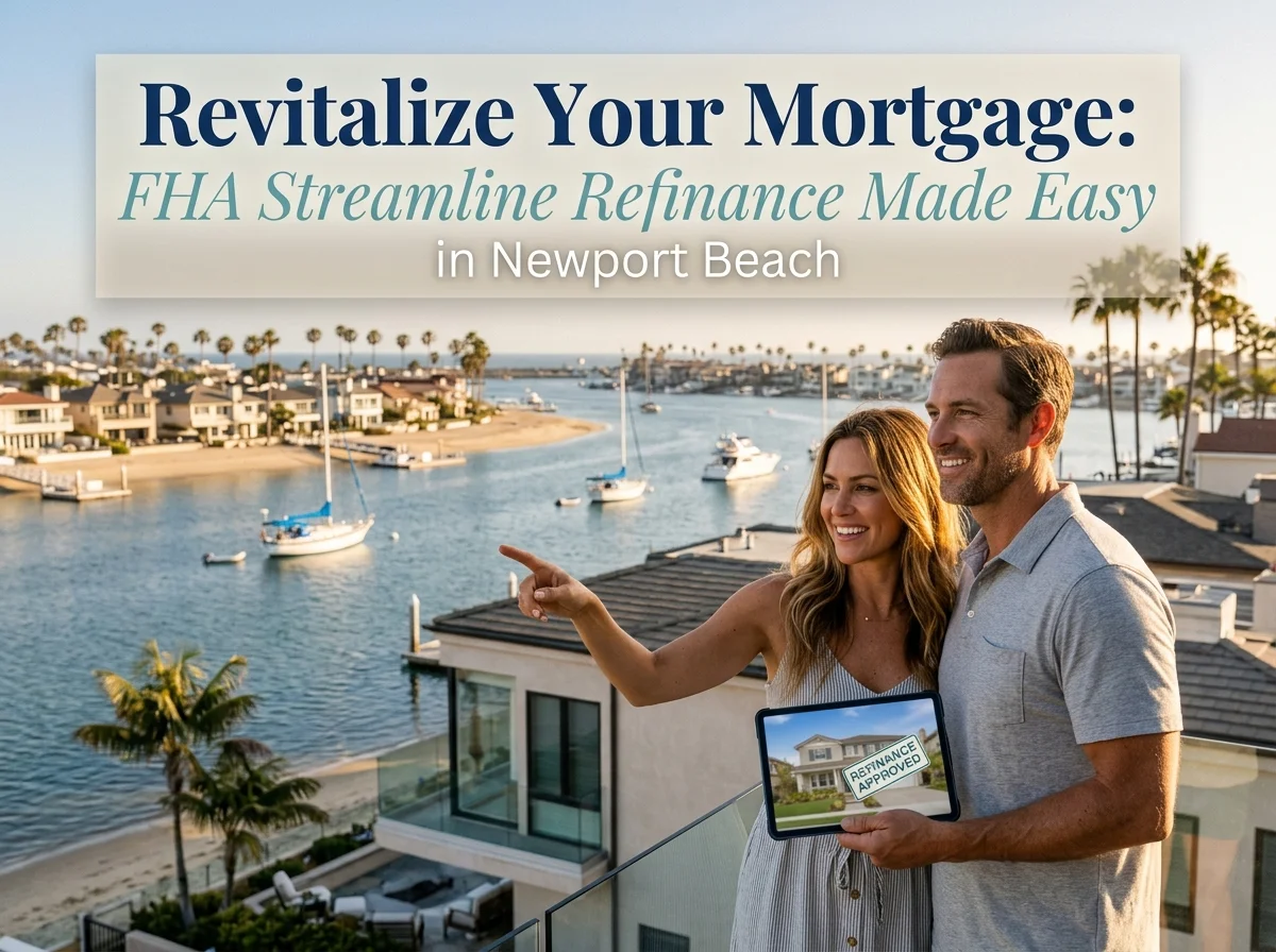 Revitalize Your Mortgage FHA Streamline Refinance Made Easy in Newport Beach