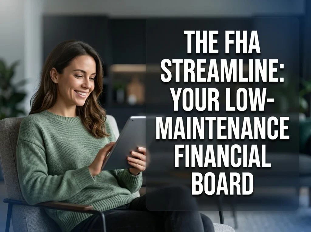 The FHA Streamline Your Low-Maintenance Financial Board