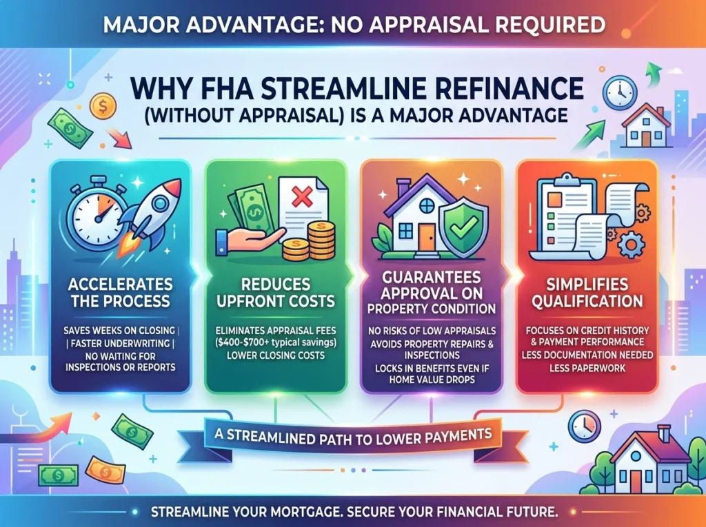 Why FHA Streamline Without Appraisal Is a Major Advantage