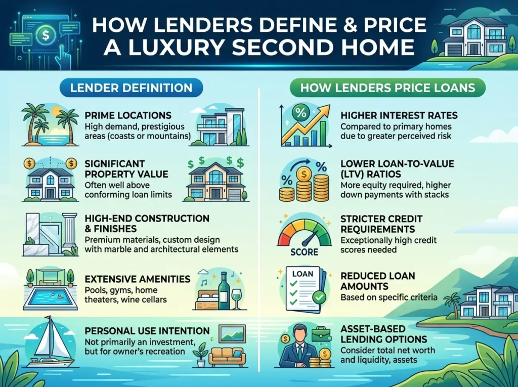 How Lenders Define and Price a Luxury Second Home