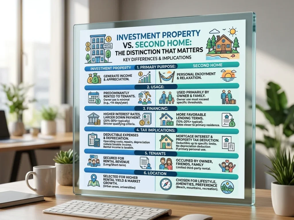 Investment Property vs. Second Home The Distinction That Matters