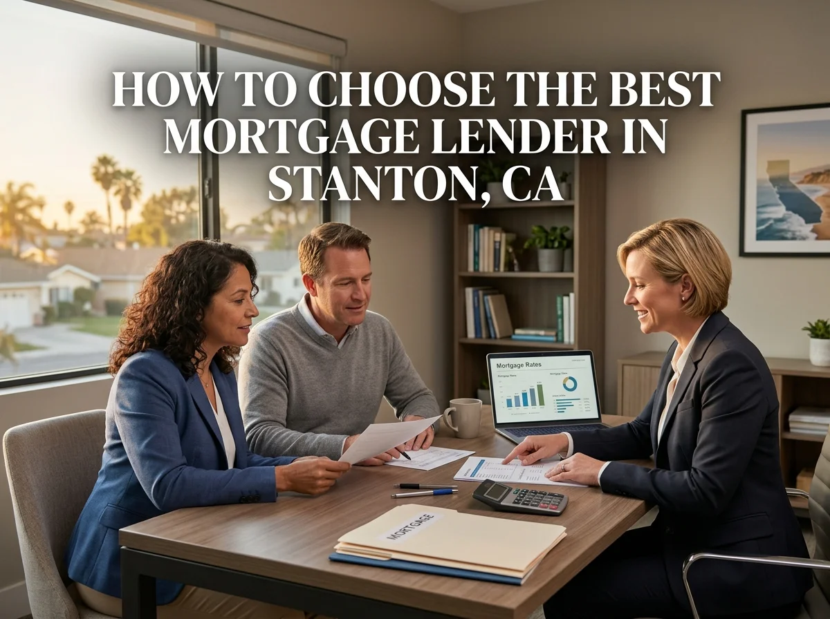 How to Choose the Best Mortgage Lender in Stanton, CA