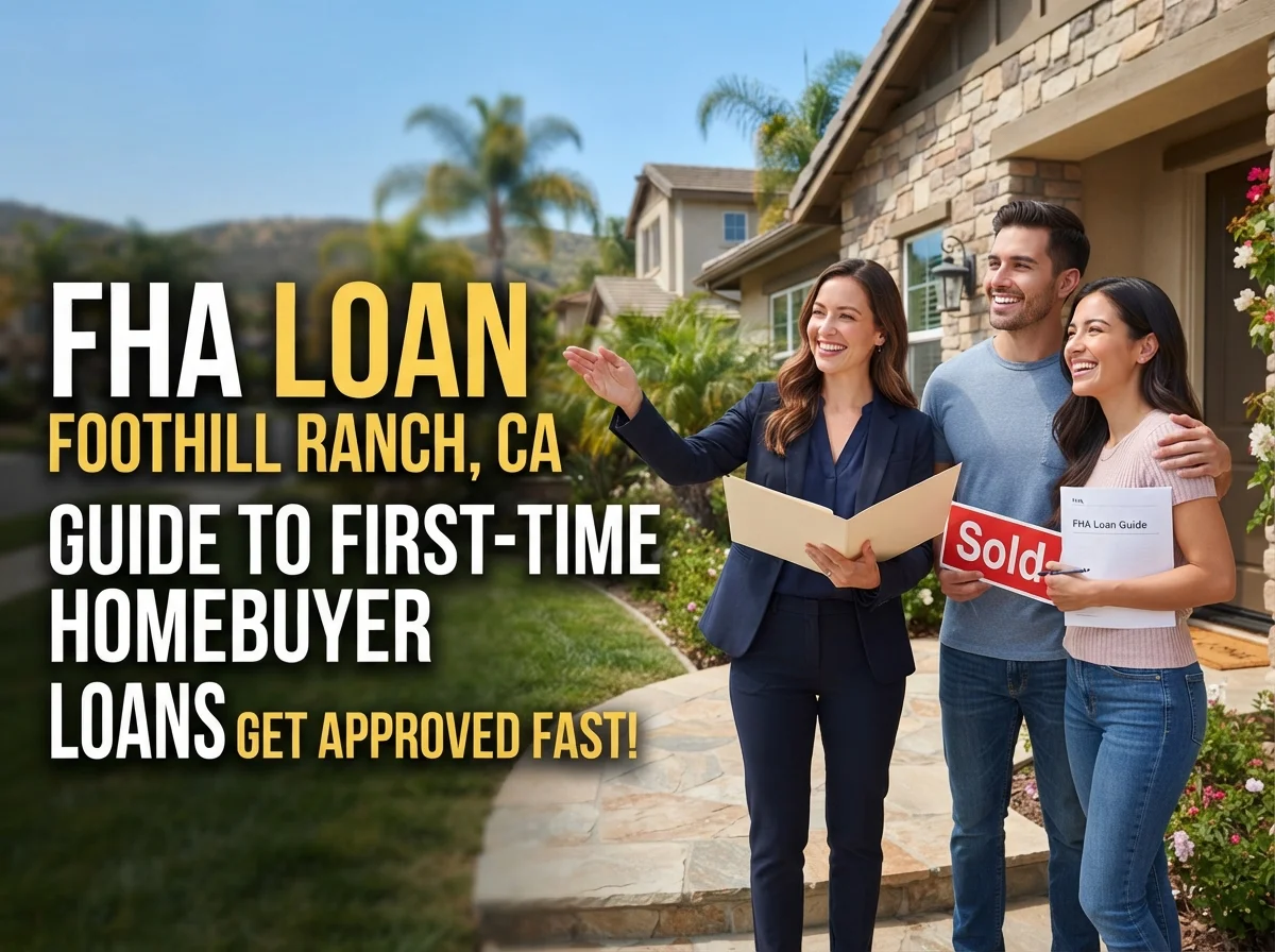 FHA Loan Officer in Foothill Ranch, CA Guide to First-Time Homebuyer Loans